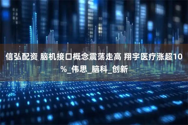 信弘配资 脑机接口概念震荡走高 翔宇医疗涨超10%_伟思_脑科_创新