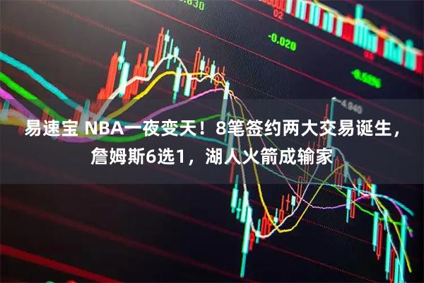 易速宝 NBA一夜变天！8笔签约两大交易诞生，詹姆斯6选1，湖人火箭成输家